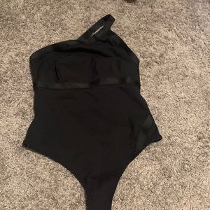 Free people movement one shoulder bodysuit